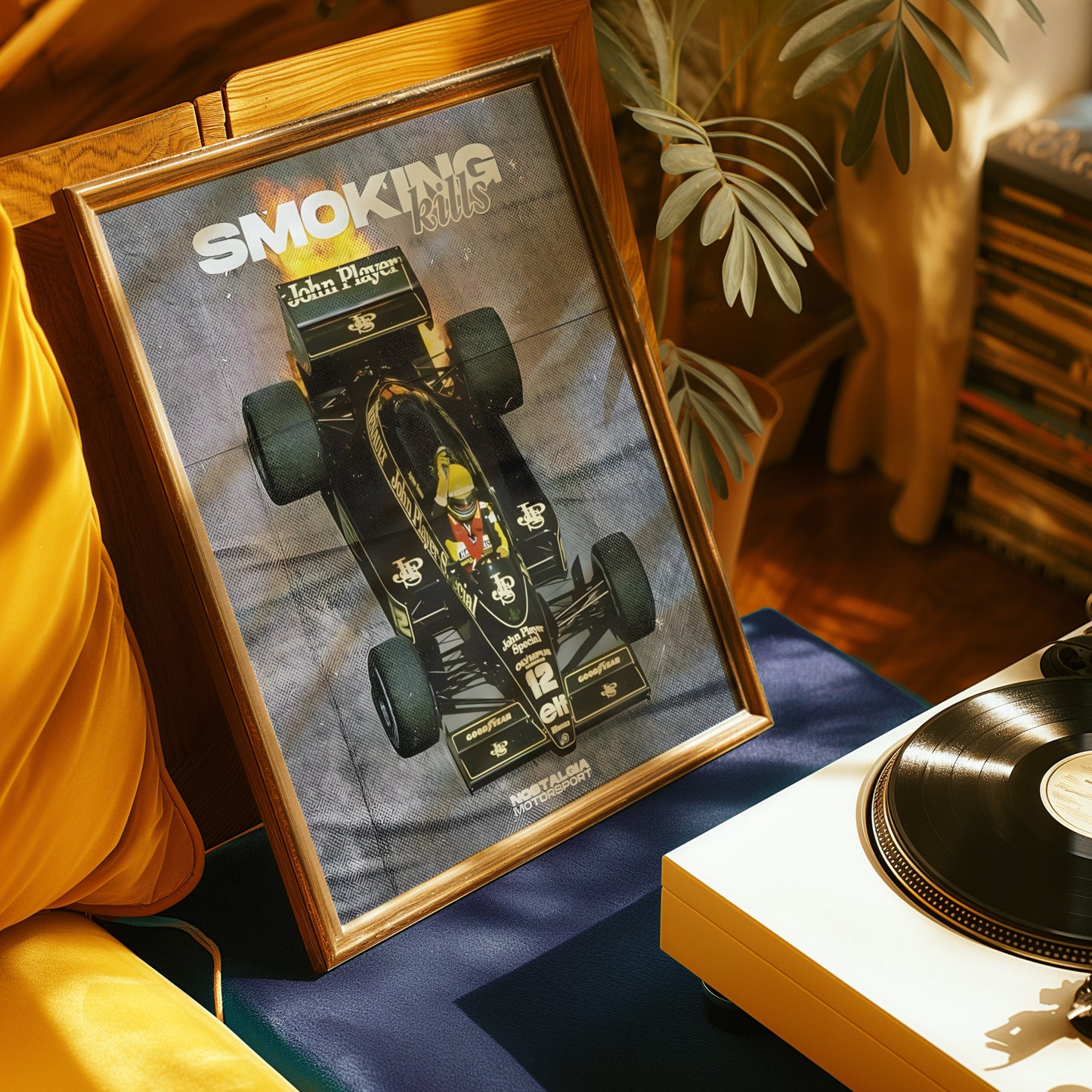 Smoking Kills Vintage F1 Poster John player
