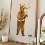 Whimsical Tuba Bear