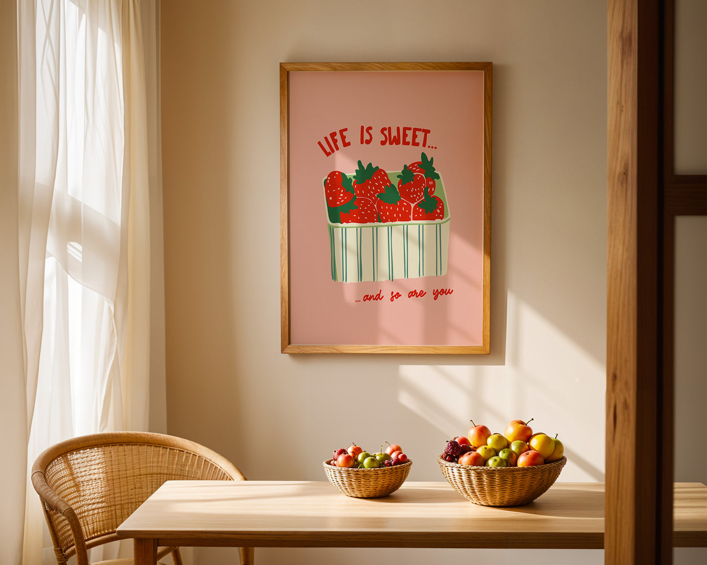 Life is Sweet... Strawberry Print