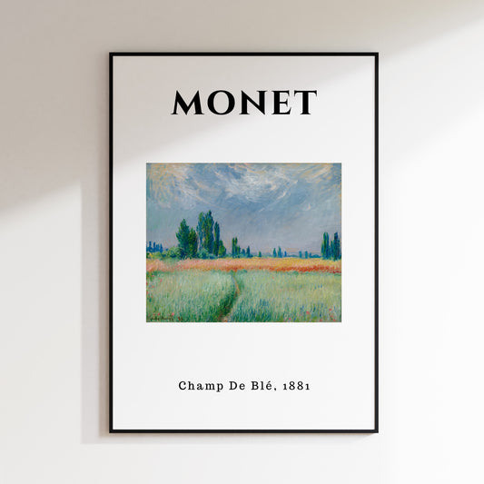 Monet - Champ De Ble 1881