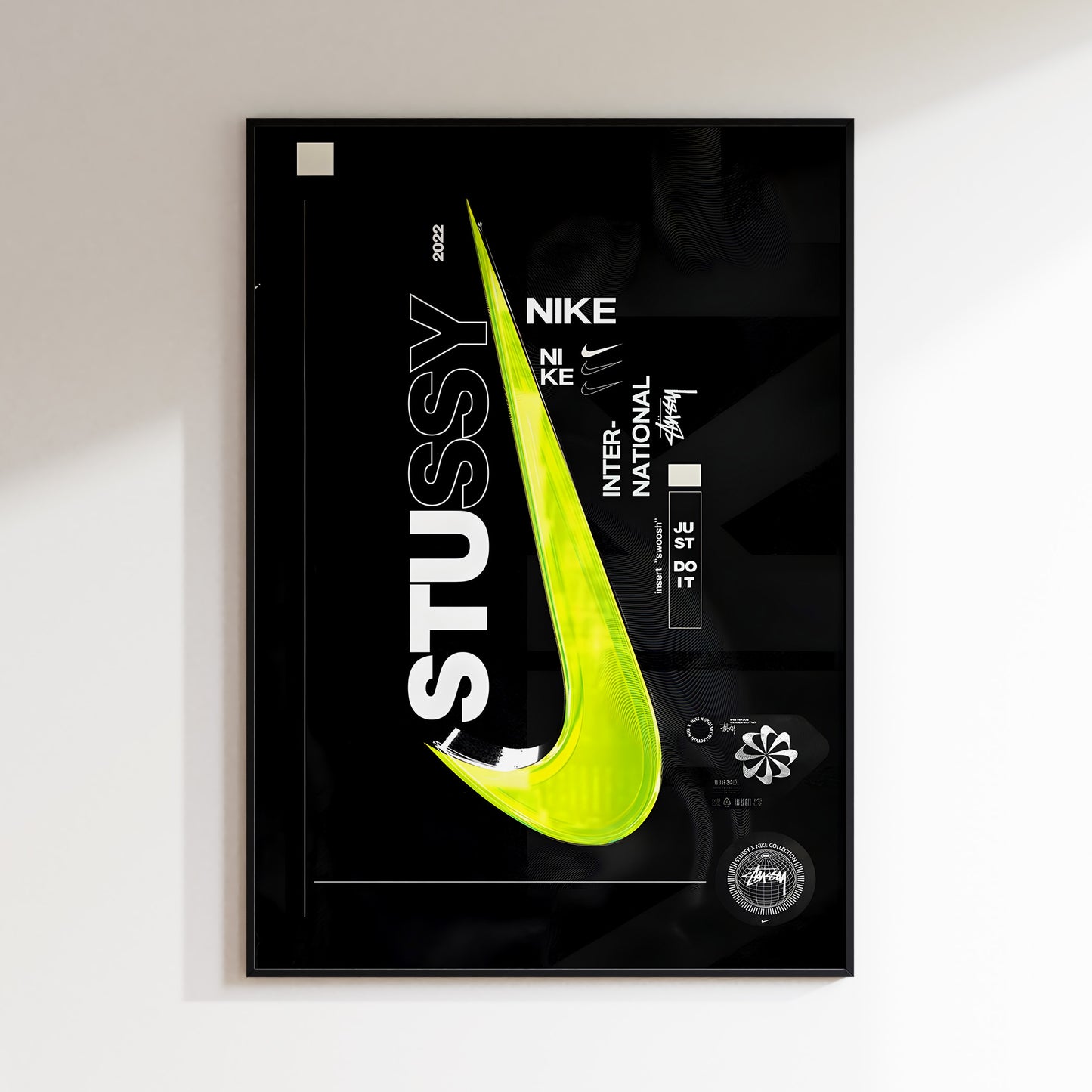 Stussy X Nike Neon