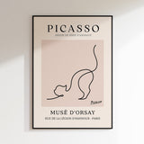 Picasso - Cat Animal Drawing