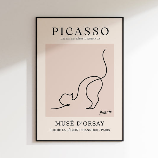 Picasso - Cat Animal Drawing