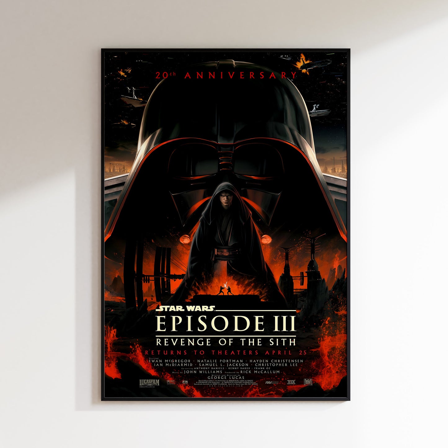 Star Wars Episode III Revenge of The Sith - 20th Anniversary Poster