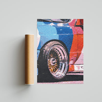 BMW M Sport Vintage Poster
