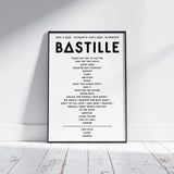 Bastille-Setlist – 5. November 2025, Plymouth Pavilions, Plymouth
