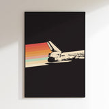Space Shuttle Rainbow Trail