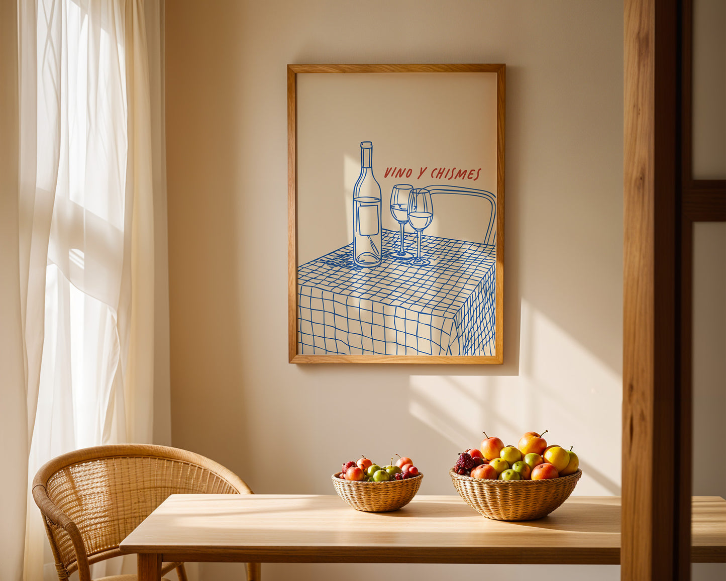 Wine and Glasses, Vino T Chusmes