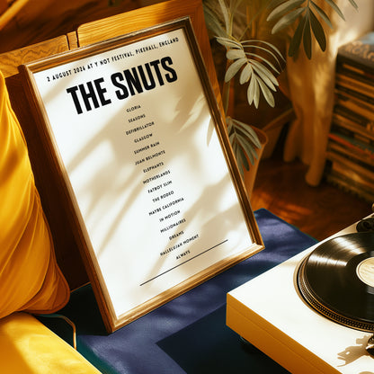 The Snuts setlist – 2nd August 2026 at Y Not Festival, Pikehall, England