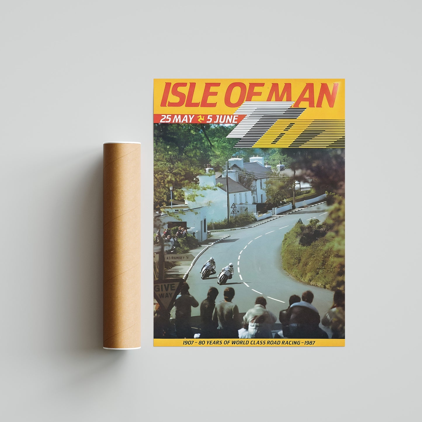 Isle of Man TT Vintage Poster