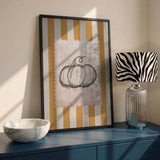Vintage Pumpkin Stamp