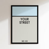 Personalized Monopoly-Style Property Card