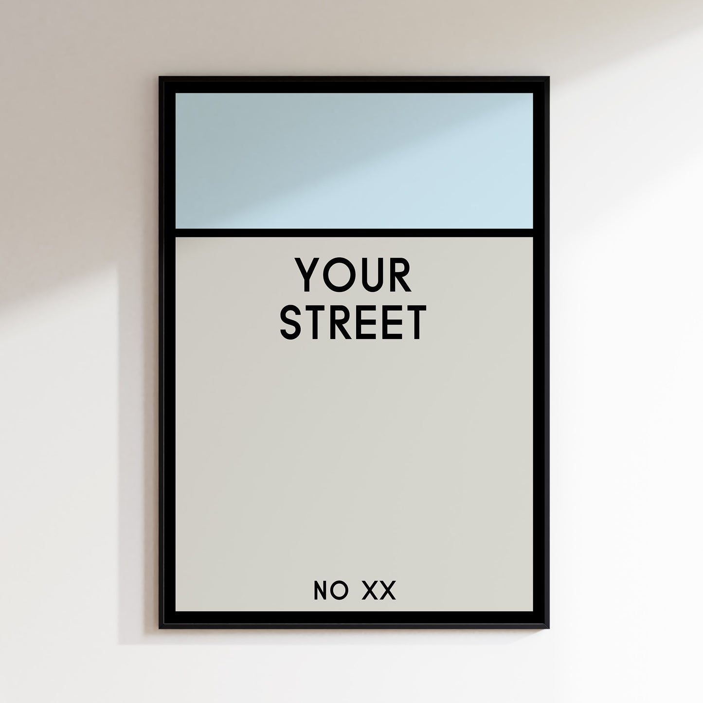 Personalized Monopoly-Style Property Card