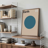 Minimalist Blue Planet