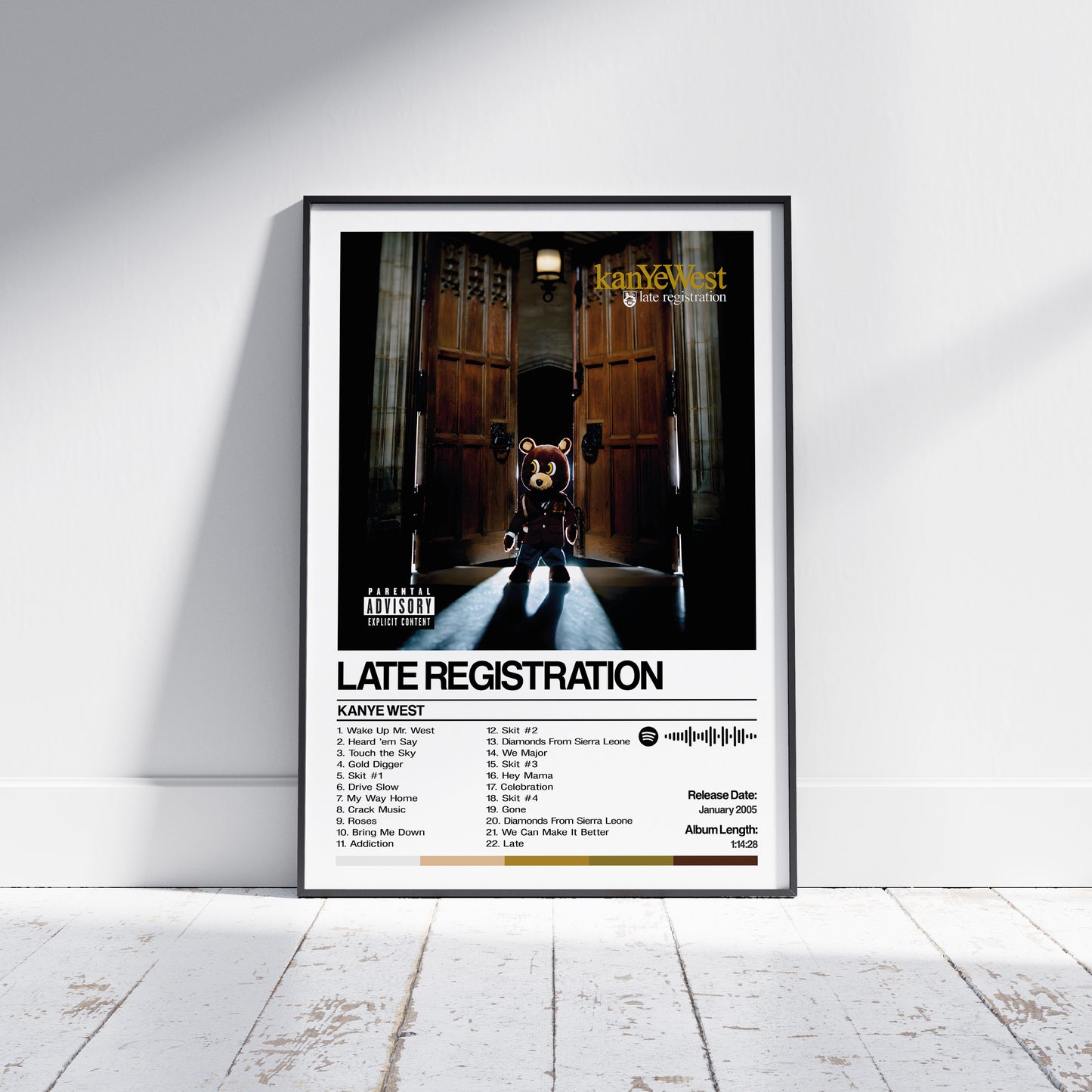 Kanye West – Inscription tardive