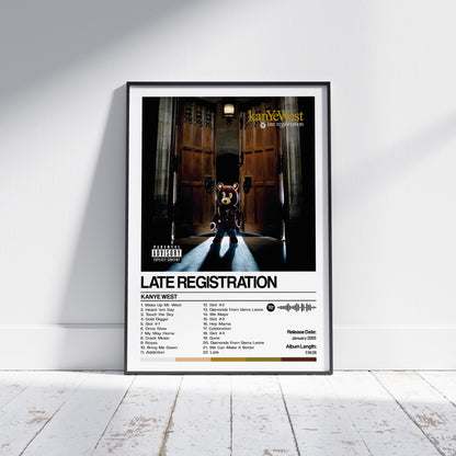 Kanye West – Inscription tardive