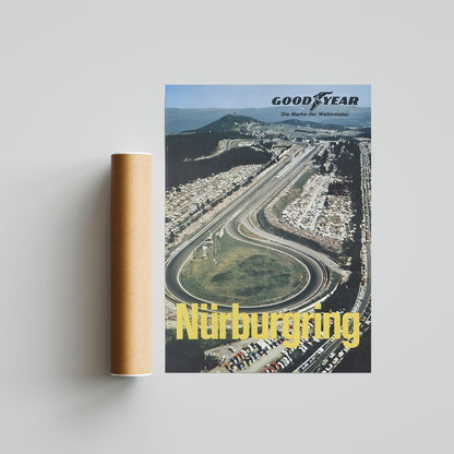 Nurburgring / Good Year Vintage Poster