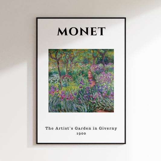 Monet - The Artists Garden in Giverny 1900