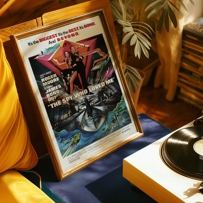 The Spy Who Loved Me - James Bond Poster