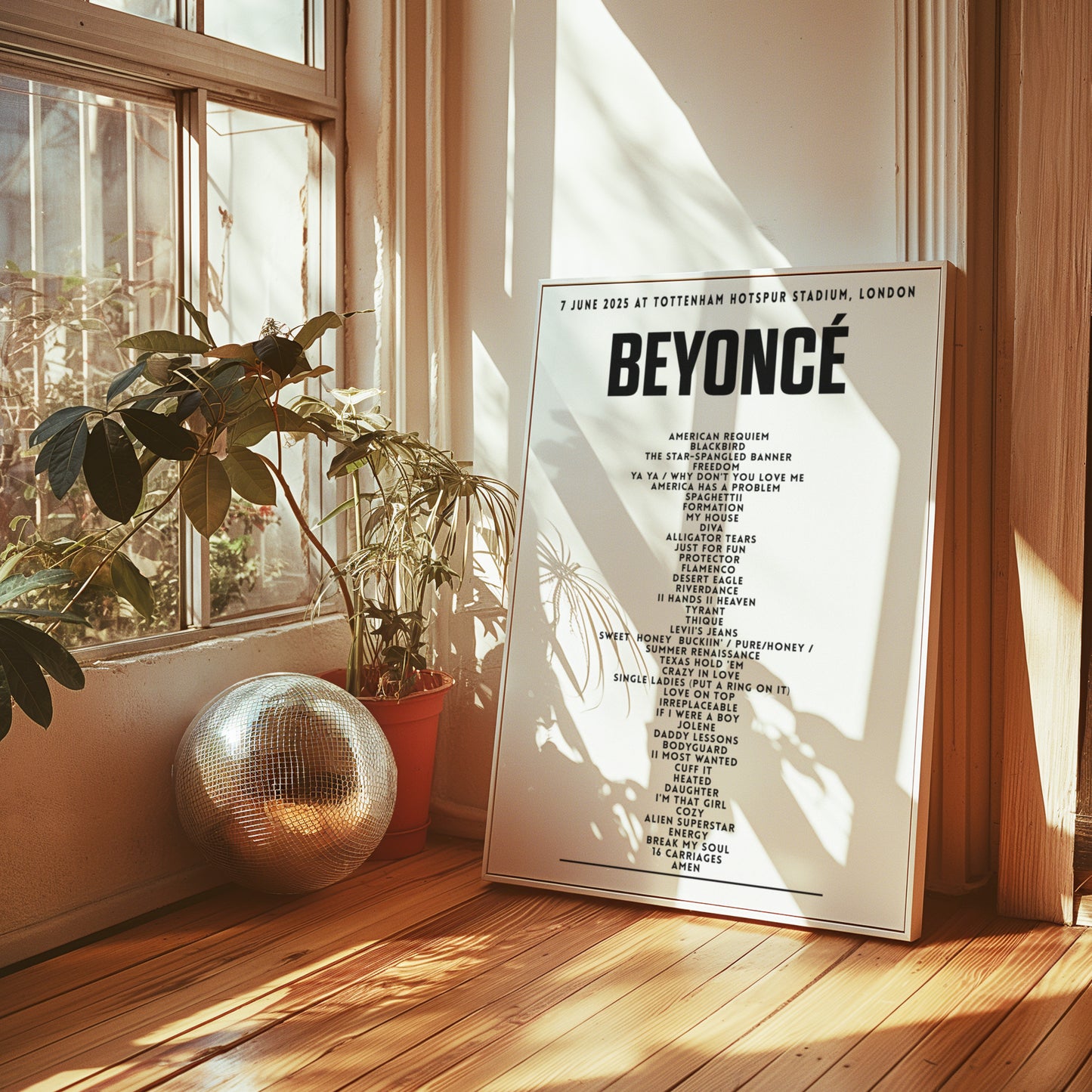 Beyoncé setlist - 7th June 2025 at Tottenham Hotspur Stadium, London