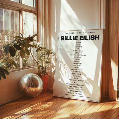 Billie Eilish - 11th Jul 2025 The O2 Arena, London