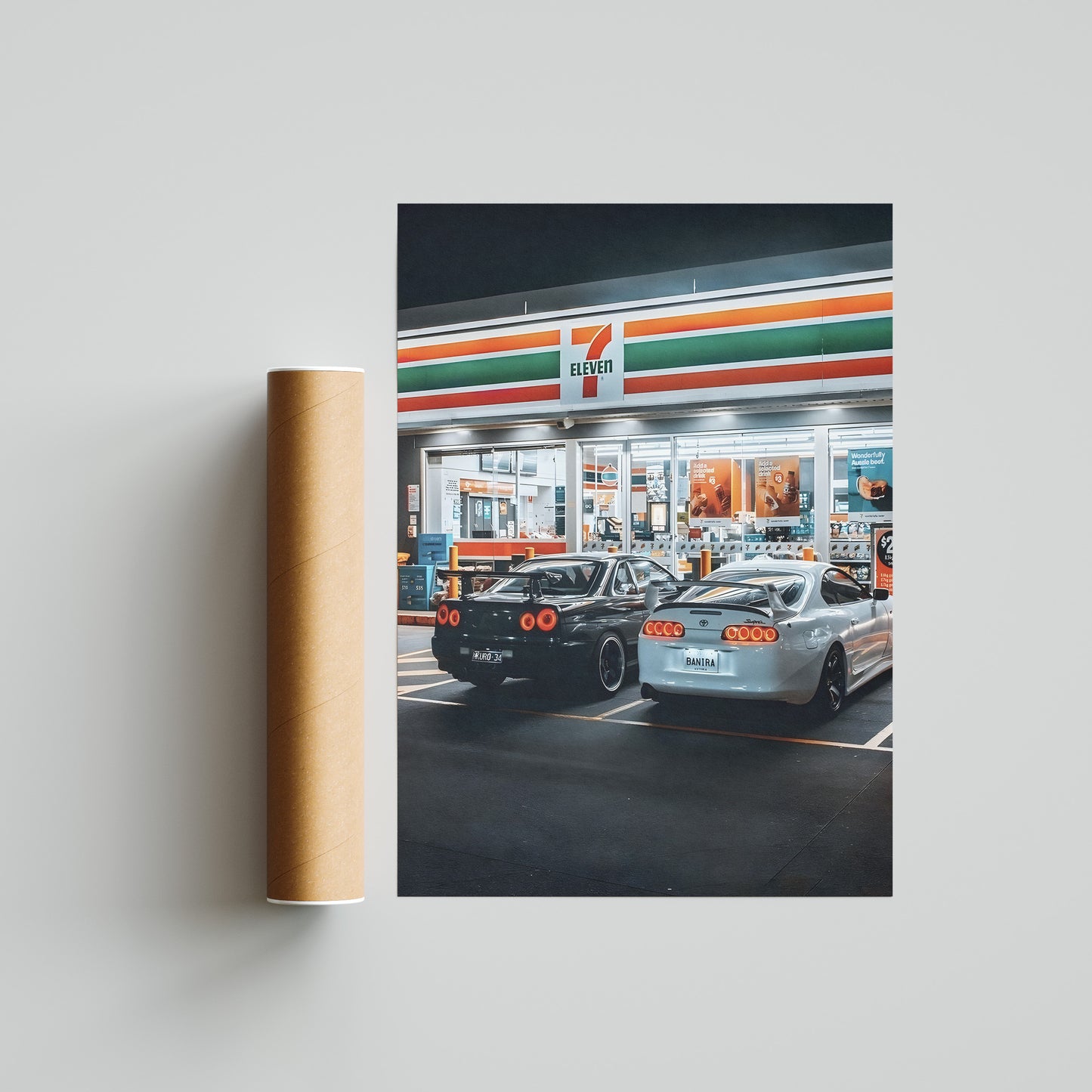 Supra X Skyline 7 Eleven Poster