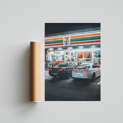Supra X Skyline 7 Eleven Poster