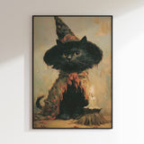 Witch Cat and Candle