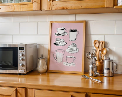 Coffee and Cake Print