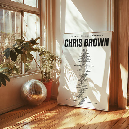 Chris Brown June 26th 2025, Villa Park, Birmingham, England