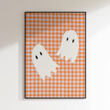 Playful Halloween Ghosts