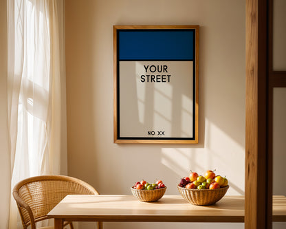 Personalized Monopoly-Style Property Card