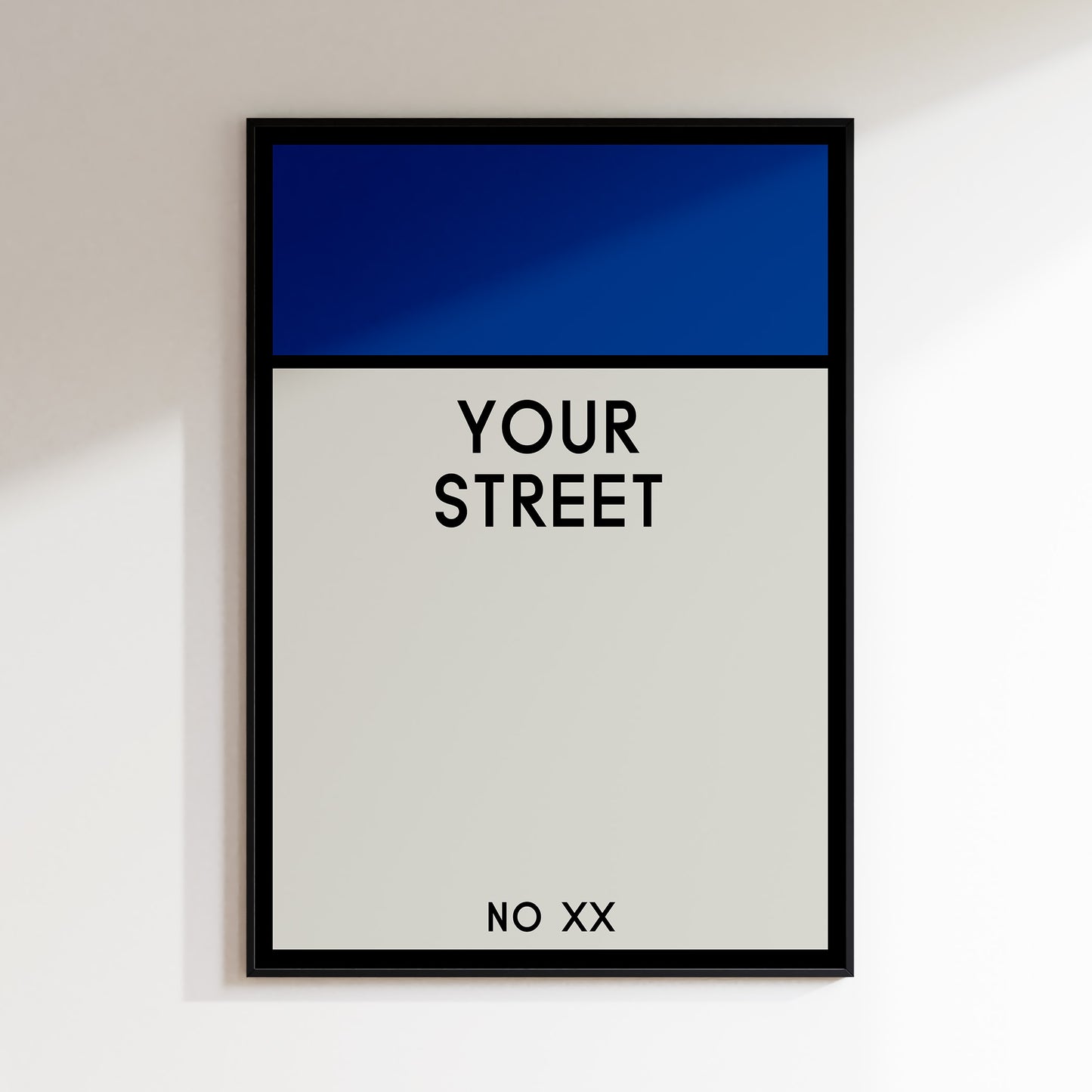 Personalized Monopoly-Style Property Card
