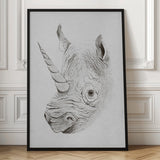 Mythical Rhino Portrait