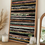 Stacked Vinyl Spines