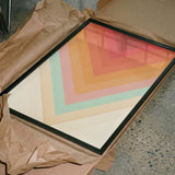 Retro Chevron Color Gradient