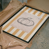 Vintage Pumpkin Stamp