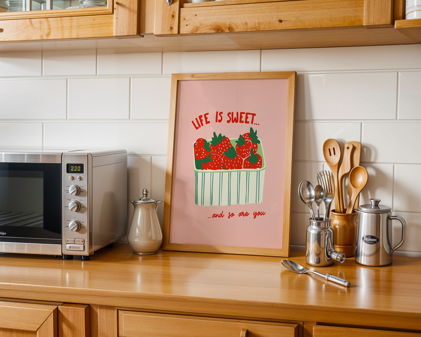 Life is Sweet... Strawberry Print