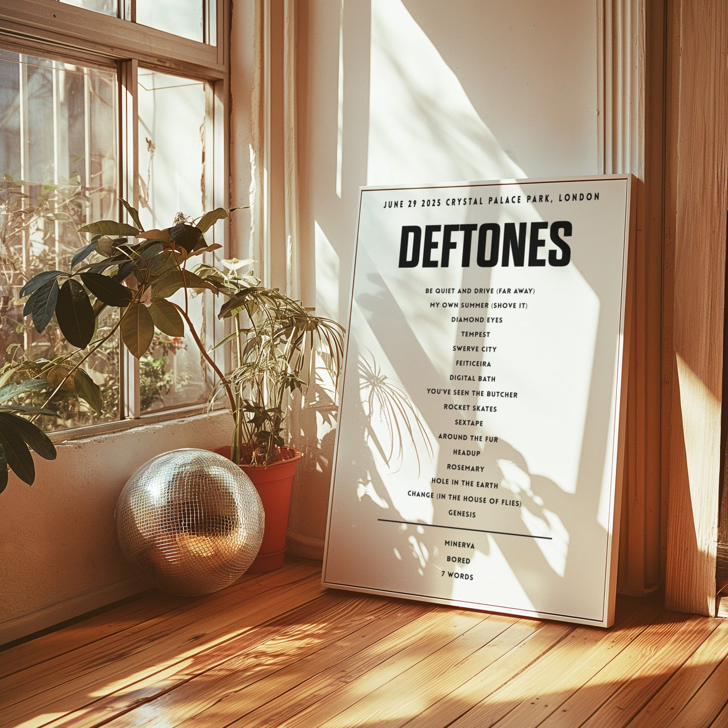 Deftones Setlist - June 29th 2025 at Crystal Palace Park, London