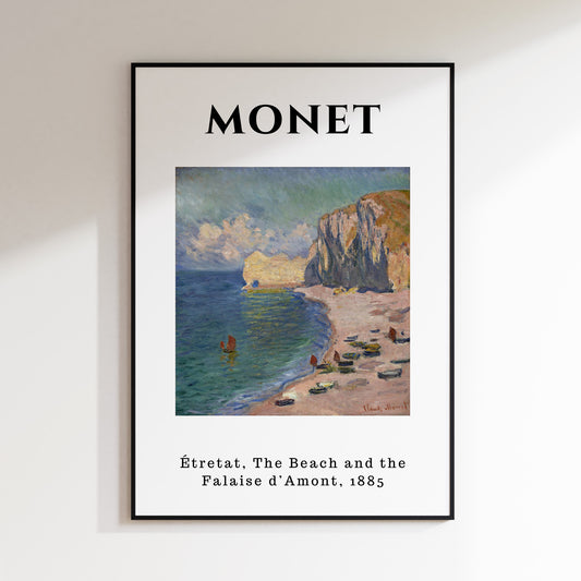 Monet - Etretat Beach 1885