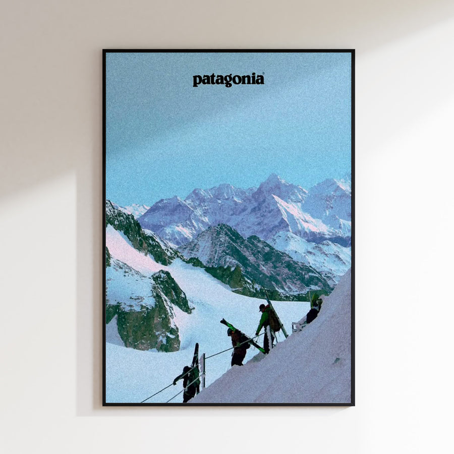 Patagonia Ski Poster 3