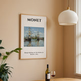 Monet – Schiffe auf der Seine 1873