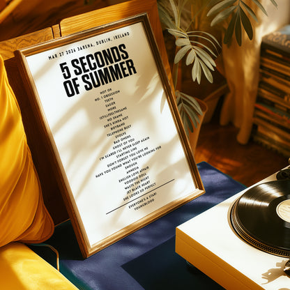 5 Seconds of Summer - March 27th 2026 at 3Arena, Dublin, Ireland