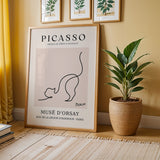 Picasso - Cat Animal Drawing
