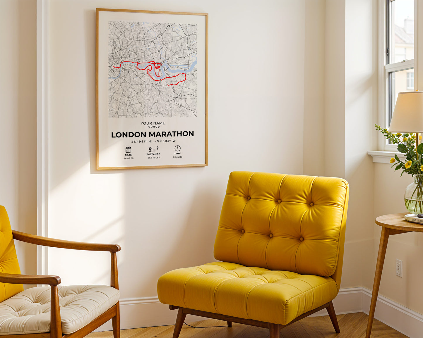 Personalized London Marathon Print