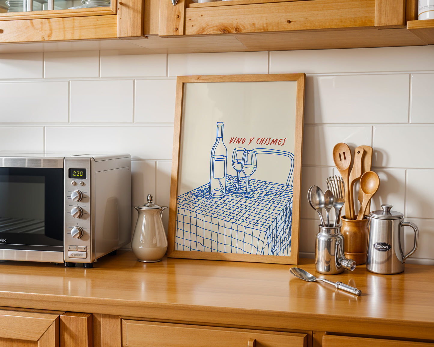 Wine and Glasses, Vino T Chusmes