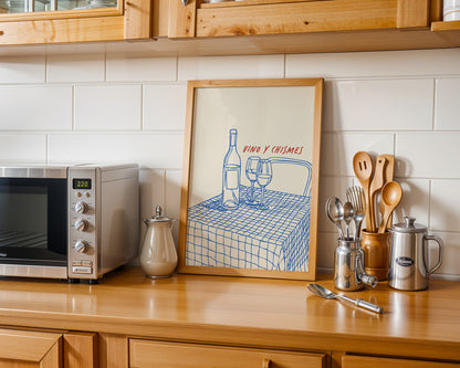 Wine and Glasses, Vino T Chusmes