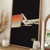 Space Shuttle Rainbow Trail