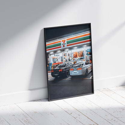 Supra X Skyline 7 Eleven Poster