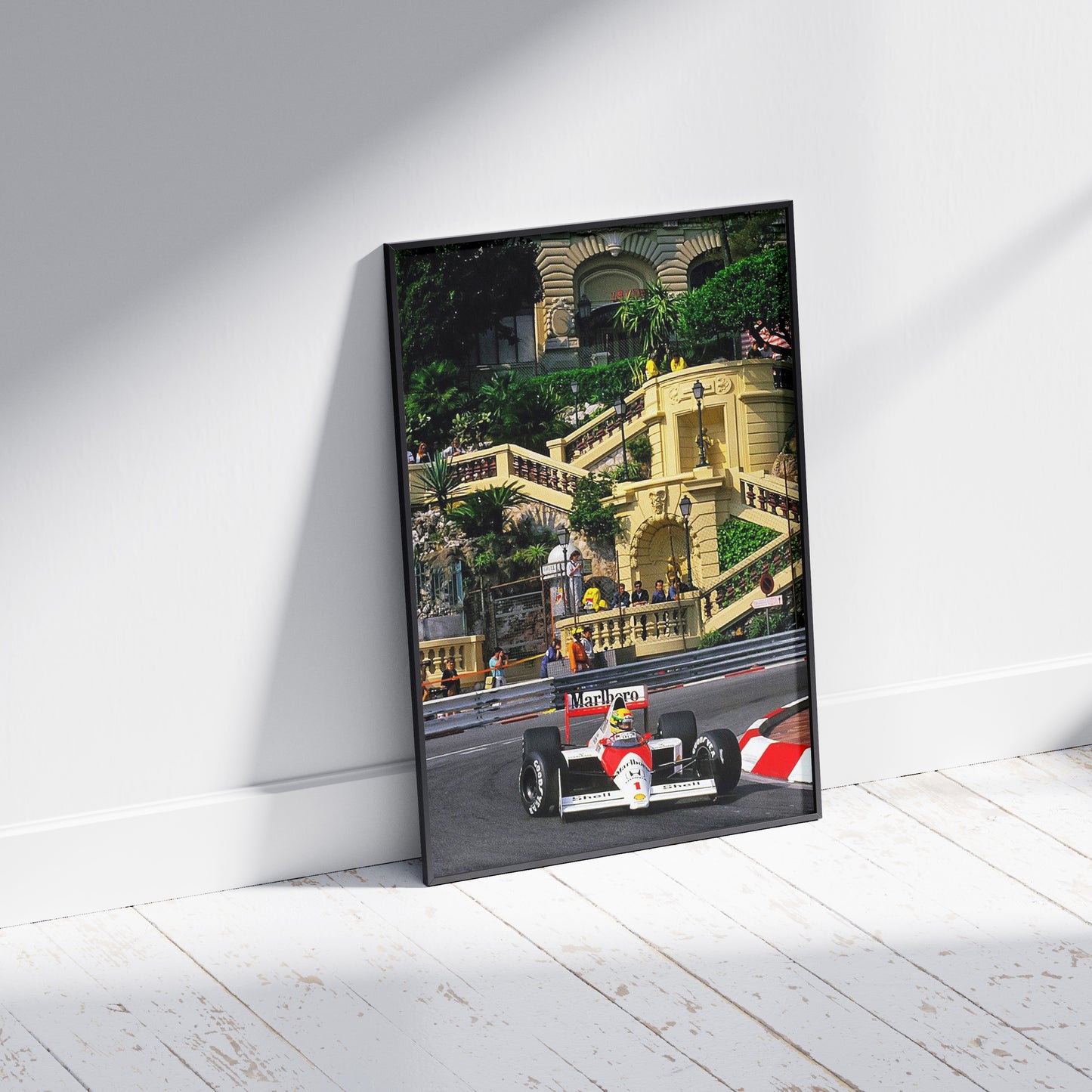 Ayrton Senna Monaco F1 Mclaren Poster